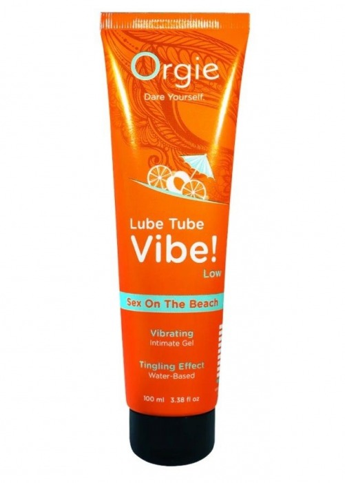 Гель с эффектом вибрации Lube Tube Vibe Low Sex On The Beach - 100 мл. - ORGIE - купить с доставкой в Тамбове