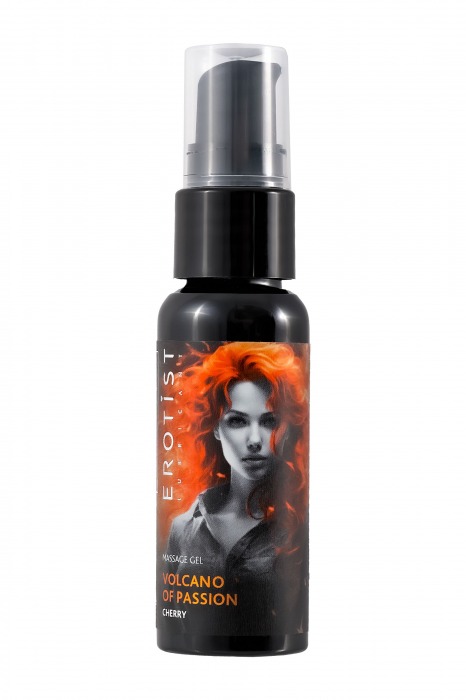 Гель с эффектом вибрации Volcano Of Passion со вкусом вишни - 25 мл. - Erotist Lubricants - купить с доставкой в Тамбове