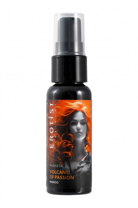 Гель с эффектом вибрации Volcano Of Passion со вкусом манго - 25 мл. - Erotist Lubricants - купить с доставкой в Тамбове