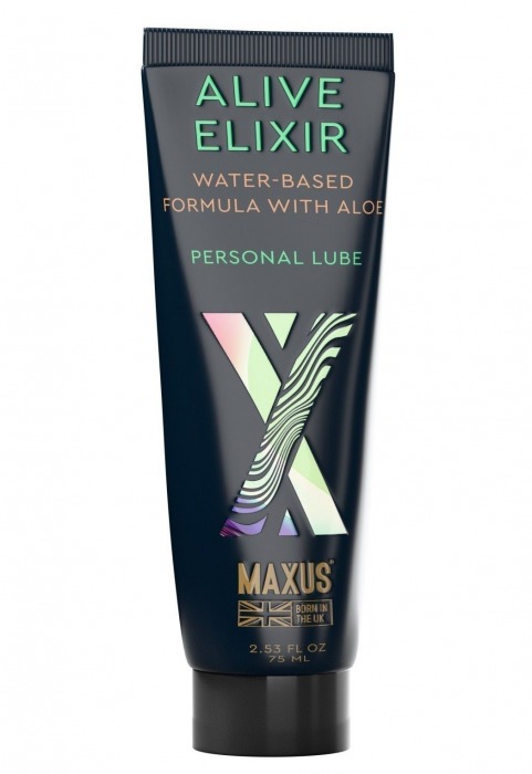 Интимный гель на водной основе MAXUS Alive Elixir - 75 мл. - Maxus - купить с доставкой в Тамбове