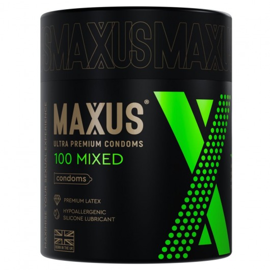 Презервативы MAXUS Mixed - 100 шт. - Maxus - купить с доставкой в Тамбове