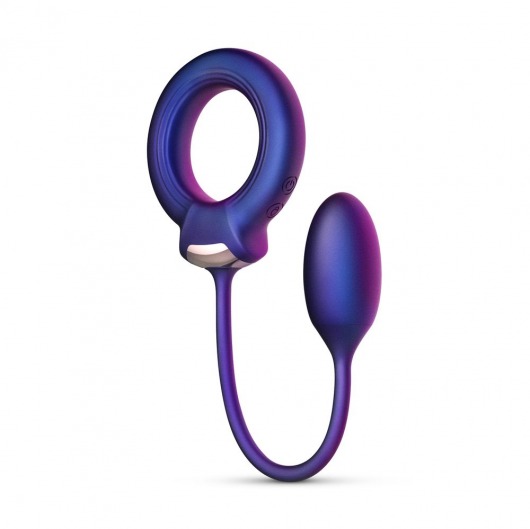 Фиолетовое эрекционное виброкольцо с анальным шариком Eclipse - ONE DC B.V. - в Тамбове купить с доставкой