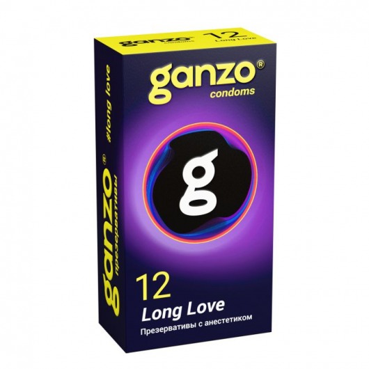 Презервативы с анестетиком для продления удовольствия Ganzo Long Love - 12 шт. - Ganzo - купить с доставкой в Тамбове