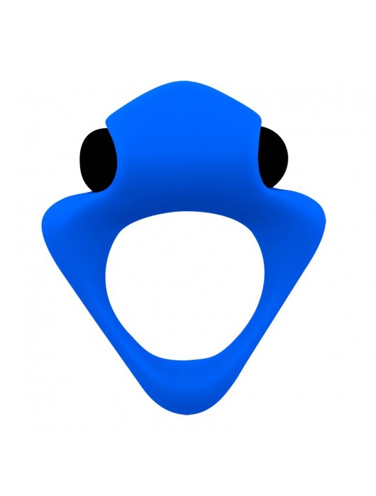 Синее эрекционное кольцо Wooomy Tribeс с вибрацией - Adrien Lastic - в Тамбове купить с доставкой