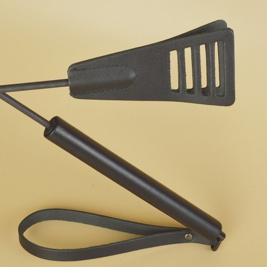 Черный кожаный стек «Сириус» - 60 см. - Sitabella - купить с доставкой в Тамбове