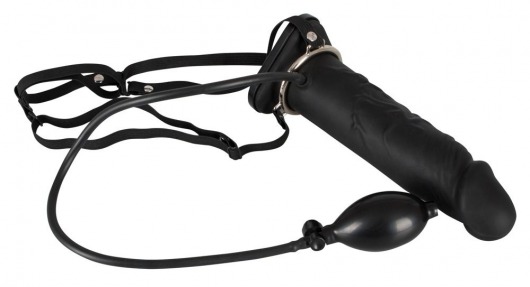 Полый страпон с эффектом увеличения Inflatable Strap-On - 18,5 см. - Orion - купить с доставкой в Тамбове