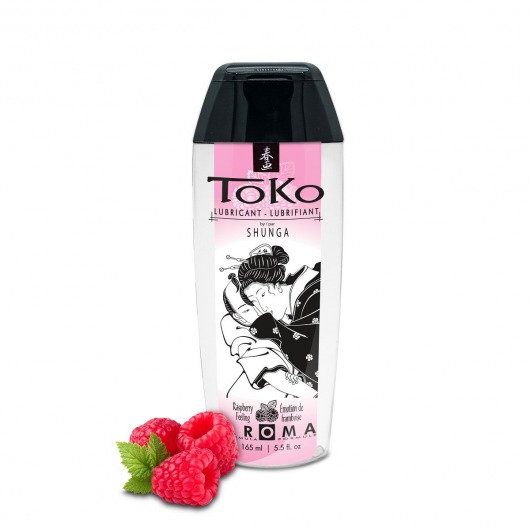 Интимная смазка TOKO Aroma Raspberry Feeling с ароматом малины - 165 мл. - Shunga - купить с доставкой в Тамбове