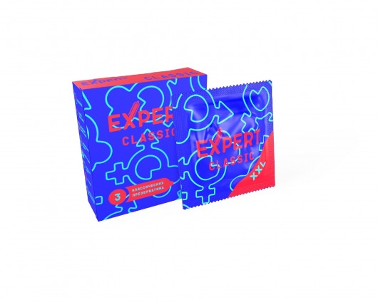 Презервативы увеличенного размера Expert Classic XXL - 3 шт. - Expert - купить с доставкой в Тамбове