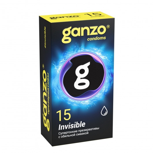 Супертонкие презервативы Ganzo Invisible - 15 шт. - Ganzo - купить с доставкой в Тамбове