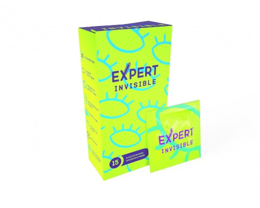 Ультратонкие презервативы Expert Invisible - 15 шт. - Expert - купить с доставкой в Тамбове