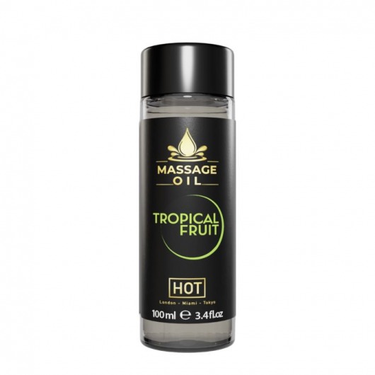 Массажное масло c ароматом тропических фруктов Massage Oil - 100 мл. - HOT - купить с доставкой в Тамбове