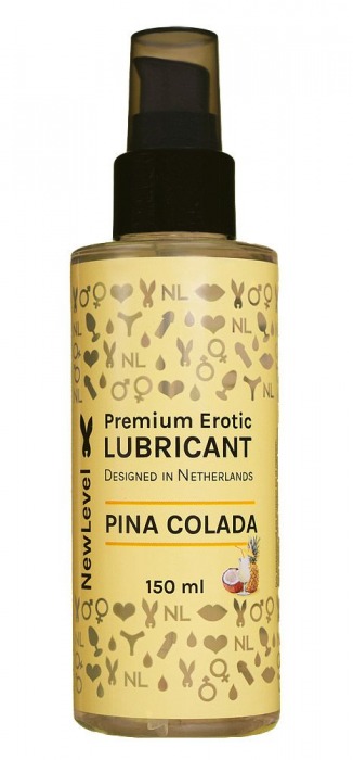 Ароматизированный лубрикант на водной основе NewLevel Pina Colada - 150 мл. - NewLevel - купить с доставкой в Тамбове