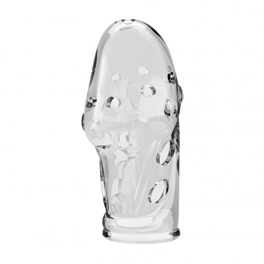 Прозрачная насадка на пенис Booker - 8 см. - Baile - в Тамбове купить с доставкой