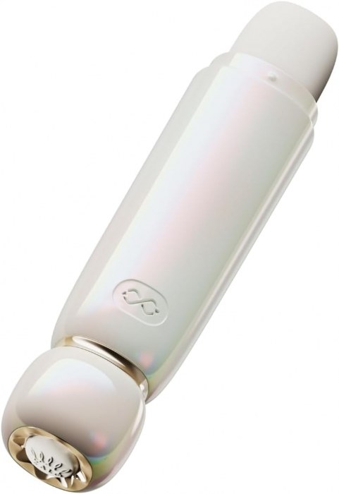 Бежевый вакуумный стимулятор клитора Lia - Zalo