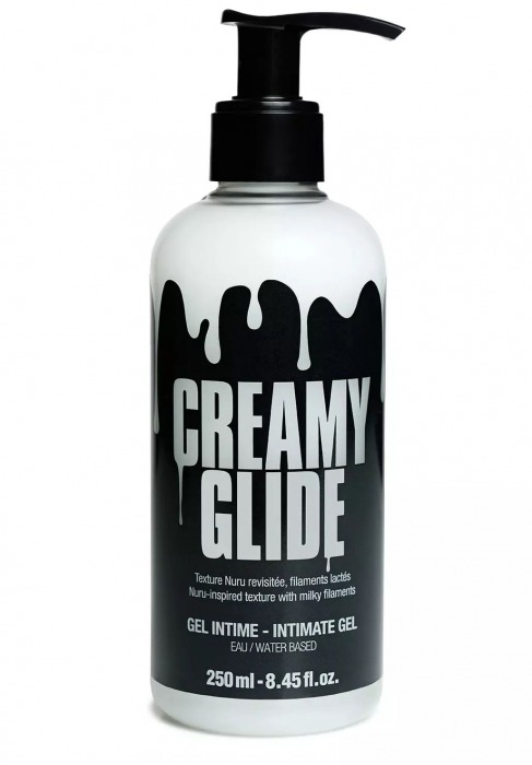 Лубрикант на водной основе Creamy Glide с консистенцией спермы - 250 мл. - Strap-on-me - купить с доставкой в Тамбове