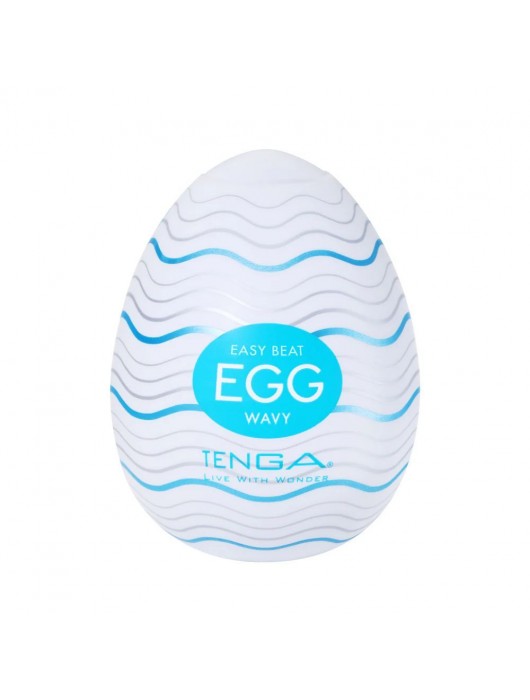 Мастурбатор-яйцо Tenga Egg Wavy - Tenga - в Тамбове купить с доставкой