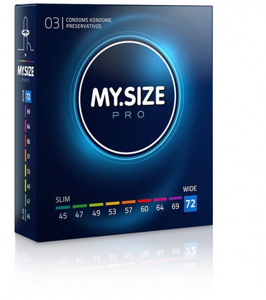 Презервативы MY.SIZE размер 72 - 3 шт. - My.Size - купить с доставкой в Тамбове