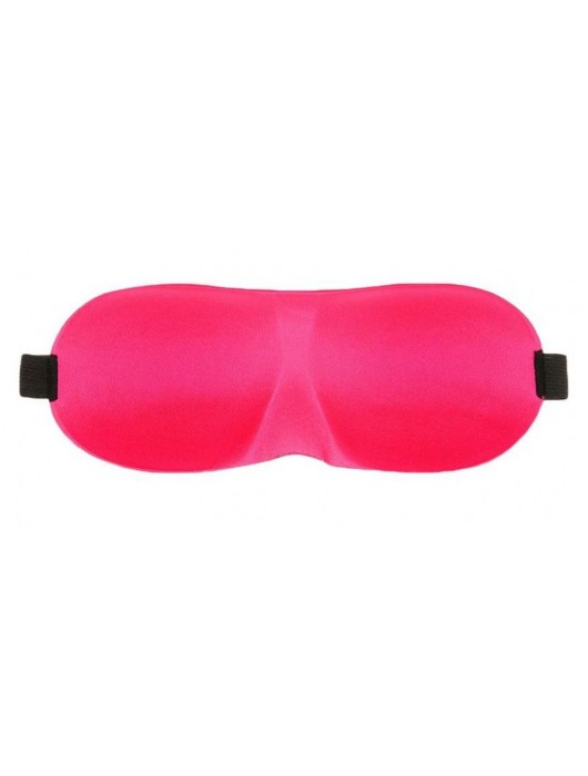 Розовая глухая маска на резинке - Sitabella - купить с доставкой в Тамбове