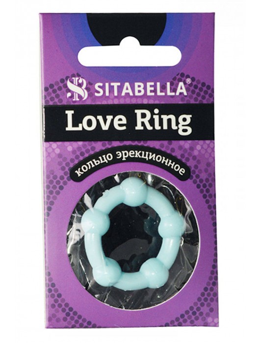 Цветное эрекционное кольцо Love Ring с бусинами - Sitabella - в Тамбове купить с доставкой
