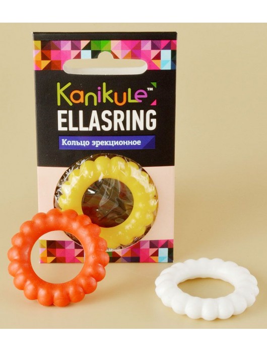 Цветное рельефное эрекционное кольцо Ellasring - Sitabella - в Тамбове купить с доставкой
