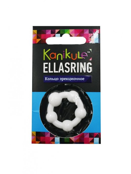 Цветное эрекционное кольцо с шариками Ellasring - Sitabella - в Тамбове купить с доставкой