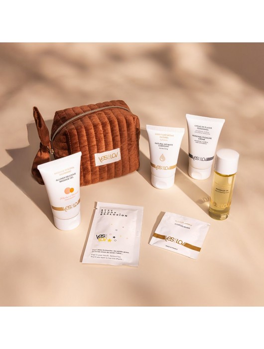 Набор YESforLOV La Trousse Enchantée в коричневой косметичке - YESforLOV - купить с доставкой в Тамбове