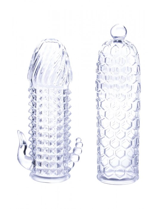 Набор из 2 прозрачных насадок на член Seductive Tickler Sleeves Set - NMC - в Тамбове купить с доставкой