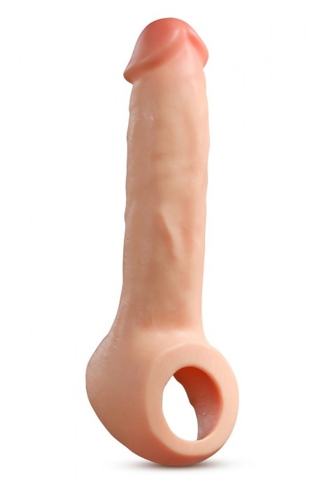 Телесная насадка-удлинитель Thrive 8.75 Inch Realistic Penis Extender Sleeve - 22,2 см. - Blush Novelties - в Тамбове купить с доставкой