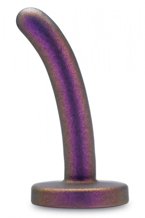 Фиолетовая насадка с гладкой поверхностью Surrender 4.75 Inch Beginner Pegging Dildo - 12 см. - Blush Novelties - купить с доставкой в Тамбове