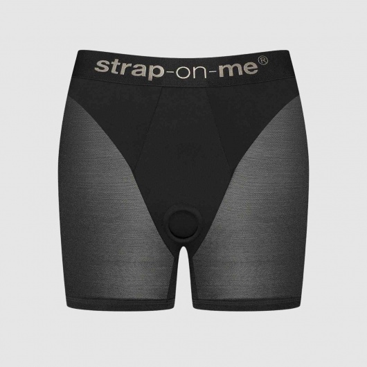 Трусики-шорты для фиксации насадок Strap-on-me Harness Lingerie Halo - size XS - Strap-on-me - купить с доставкой в Тамбове