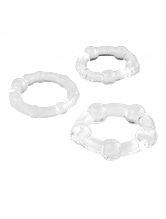Набор из 3 эрекционных прозрачных колец - Boys of Toys - в Тамбове купить с доставкой