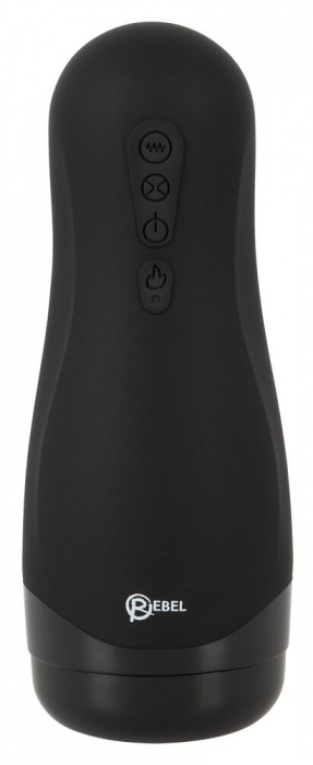 Черный вибромастурбатор с подогревом Masturbator with 3 Functions - Orion - в Тамбове купить с доставкой
