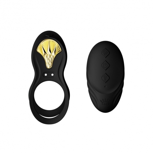 Черное эрекционное виброкольцо Bayek с пультом ДУ - Zalo - в Тамбове купить с доставкой