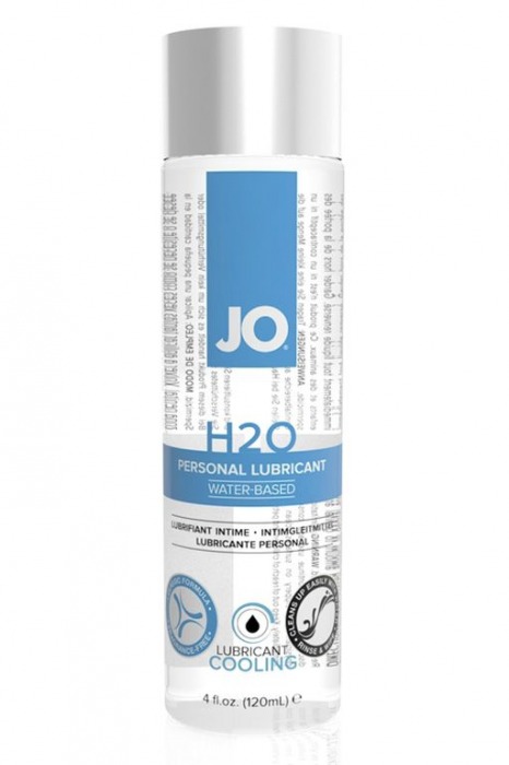 Охлаждающий лубрикант на водной основе JO Personal Lubricant H2O COOLING - 120 мл. - System JO - купить с доставкой в Тамбове