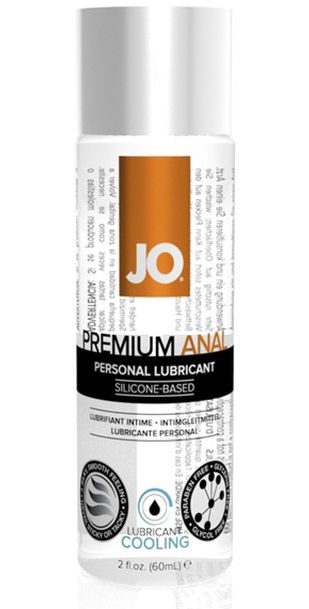 Анальный охлаждающий лубрикант на силиконовой основе JO PREMIUM ANAL COOLING - 60 мл. - System JO - купить с доставкой в Тамбове