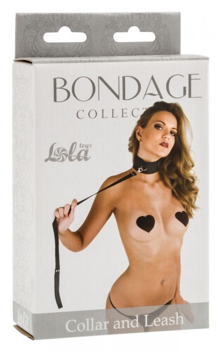 Ошейник Bondage Collection Collar and Leash Plus Size - Lola Games - купить с доставкой в Тамбове