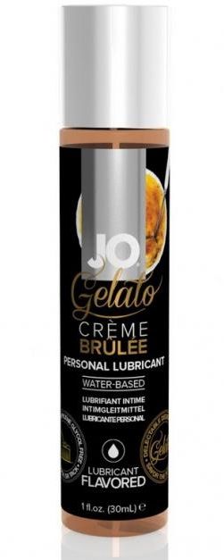 Лубрикант с ароматом крем-брюле JO GELATO CREME BRULEE - 30 мл. - System JO - купить с доставкой в Тамбове