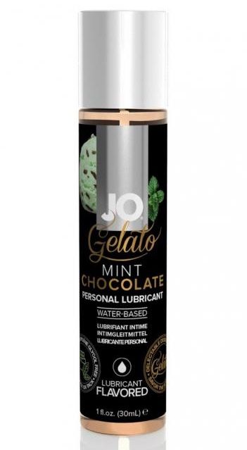 Лубрикант с ароматом мятного шоколада JO GELATO MINT CHOCOLATE - 30 мл. - System JO - купить с доставкой в Тамбове