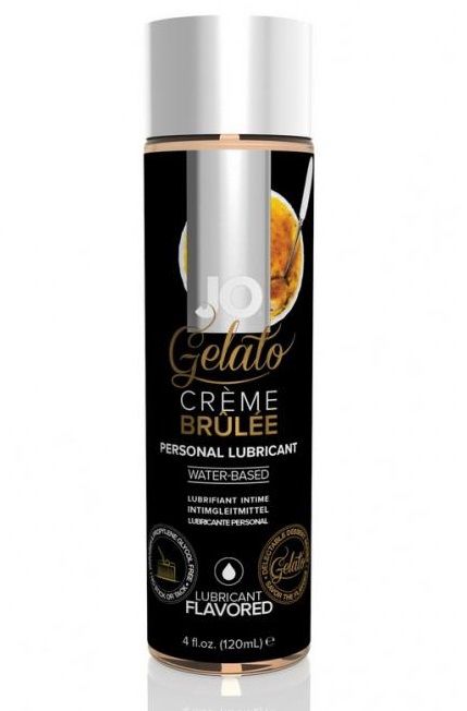 Лубрикант с ароматом крем-брюле JO GELATO CREME BRULEE - 120 мл. - System JO - купить с доставкой в Тамбове
