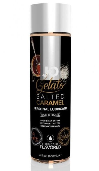Лубрикант с ароматом солёной карамели JO GELATO SALTED CARAMEL - 120 мл. - System JO - купить с доставкой в Тамбове
