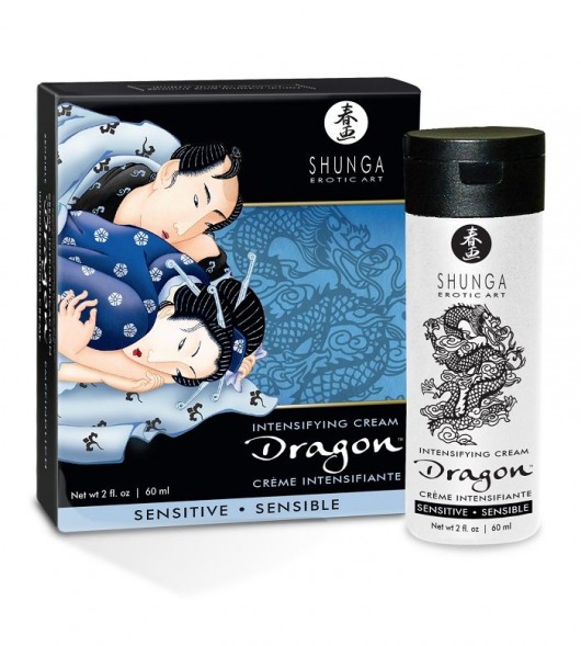 Интимный мужской крем SHUNGA DRAGON SENSITIVE - 60 мл. - Shunga - купить с доставкой в Тамбове
