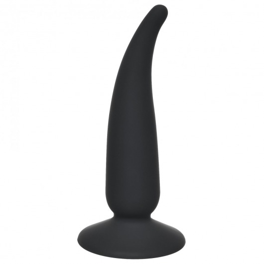 Чёрная анальная пробка P-spot Teazer Black - 12,2 см. - Lola Games - в Тамбове купить с доставкой