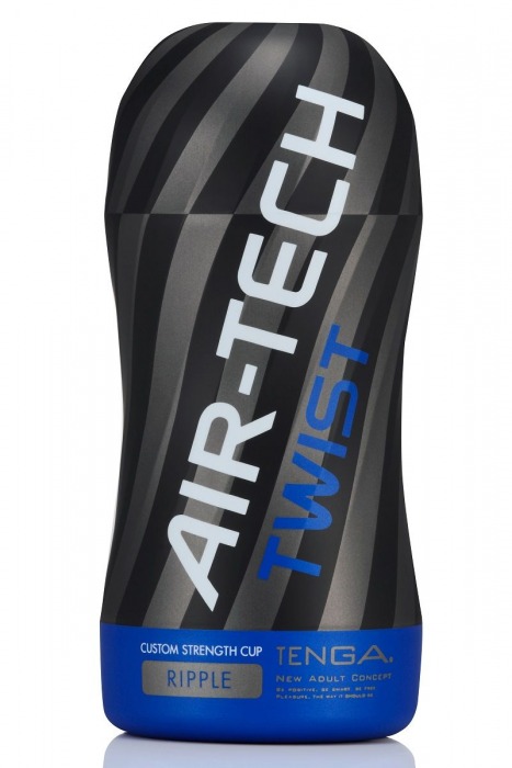 Мастурбатор с регулируемой плотностью обхвата Custom Strength CUP Twist Ripple - Tenga - в Тамбове купить с доставкой