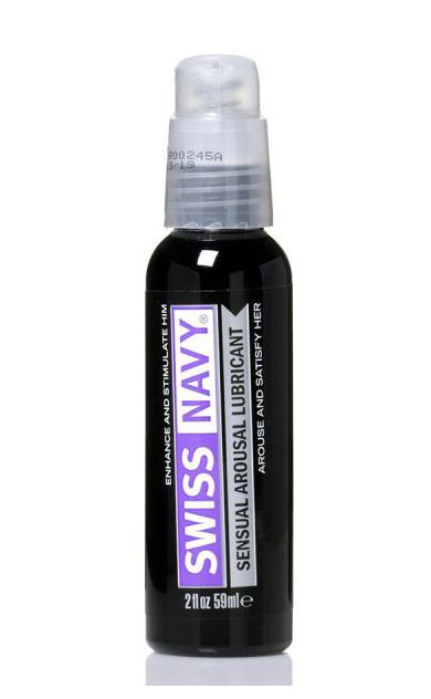 Возбуждающий гель-лубрикант на водной основе Sensual Arousal Lubricant - 59 мл. - Swiss navy - купить с доставкой в Тамбове