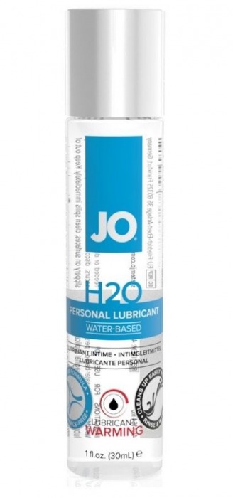 Возбуждающий лубрикант на водной основе JO Personal Lubricant H2O Warming - 30 мл. - System JO - купить с доставкой в Тамбове