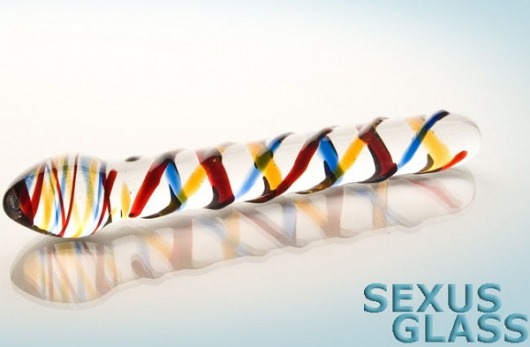 Стеклянный фаллос с гладкой головкой - 25 см. - Sexus купить с доставкой в интернет-магазине Orgasmix в Тамбове Стеклянный фаллос с гладкой головкой - 25 см. - Sexus