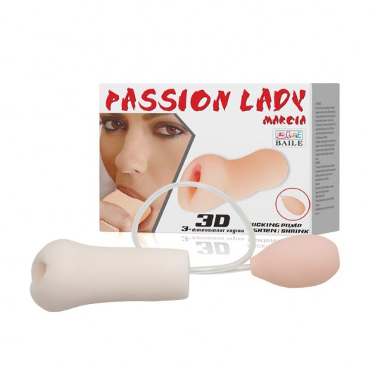 Мастурбатор Passion Lady Marcia с грушей для имитации посасывания - Baile - в Тамбове купить с доставкой