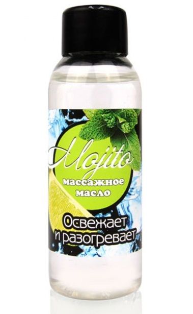 Массажное масло для тела Mojito с ароматом лайма - 50 мл. - Биоритм - купить с доставкой в Тамбове