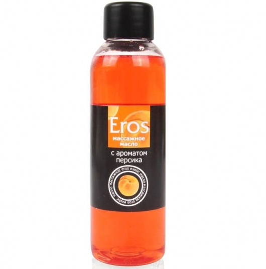 Массажное масло Eros exotic с ароматом персика - 75 мл. - Биоритм - купить с доставкой в Тамбове