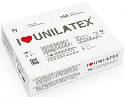 Ультратонкие презервативы Unilatex Ultra Thin - 144 шт. - Unilatex - купить с доставкой в Тамбове